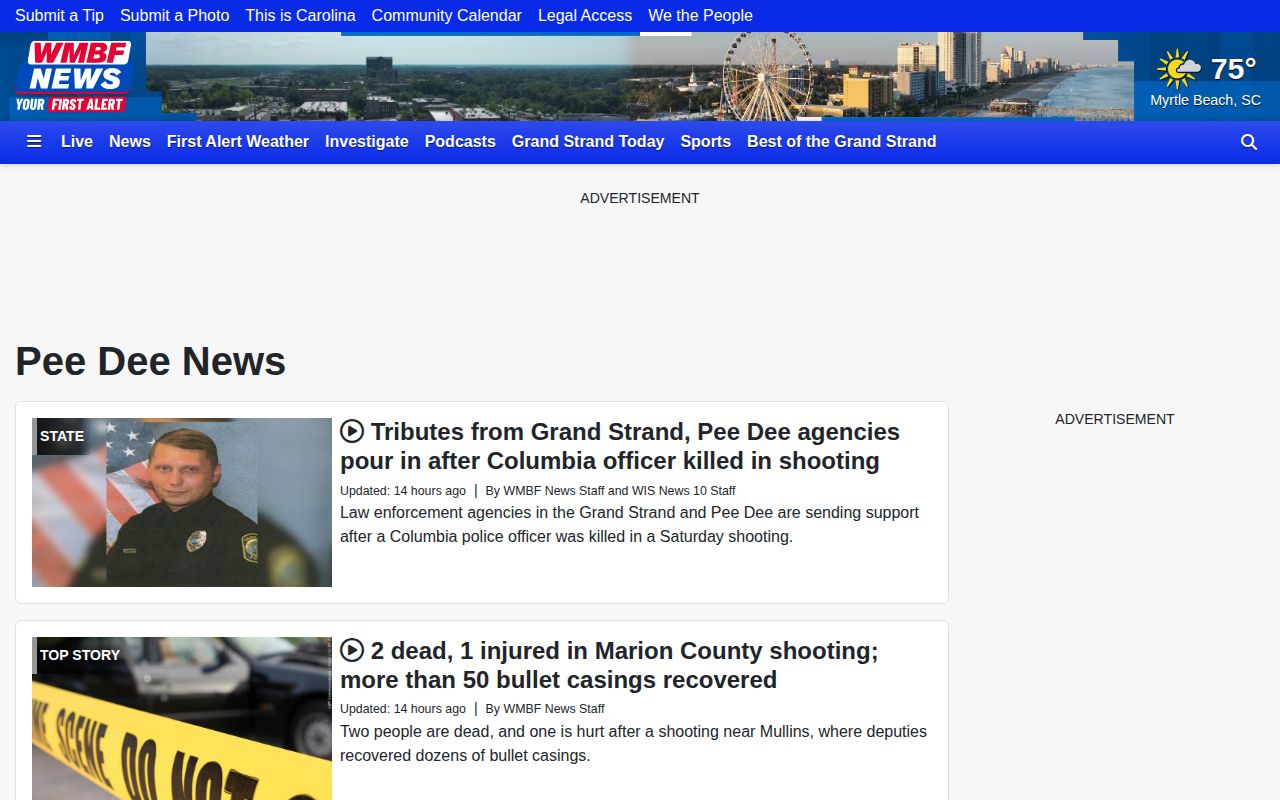WMBF Pee Dee regional Marion County crime-news source